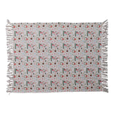Cotton Slub Printed Throw